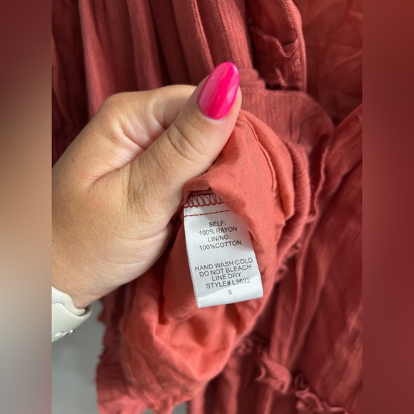 By together ruffle tiered open back dress - Picture 9 of 9